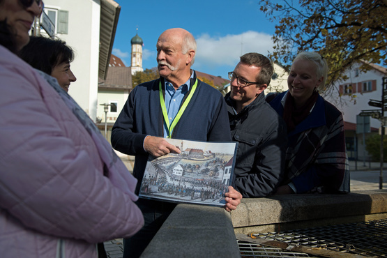 Führungen durch Marktoberdorf | © Interessengemeinschaft der Gästeführer in Marktoberdorf