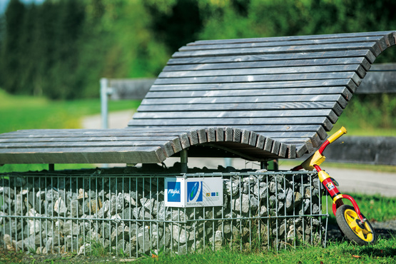 Radrunde Allgäu - Ruhebank in Rieder | © Christoph Jorda