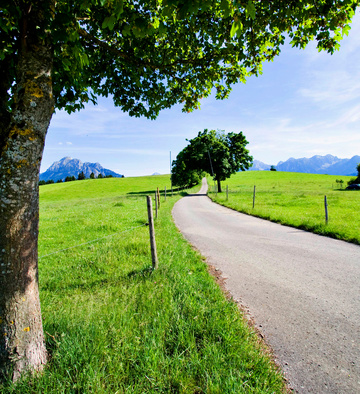 Radweg bei Sulzschneid | © Sabrina Schindzielorz