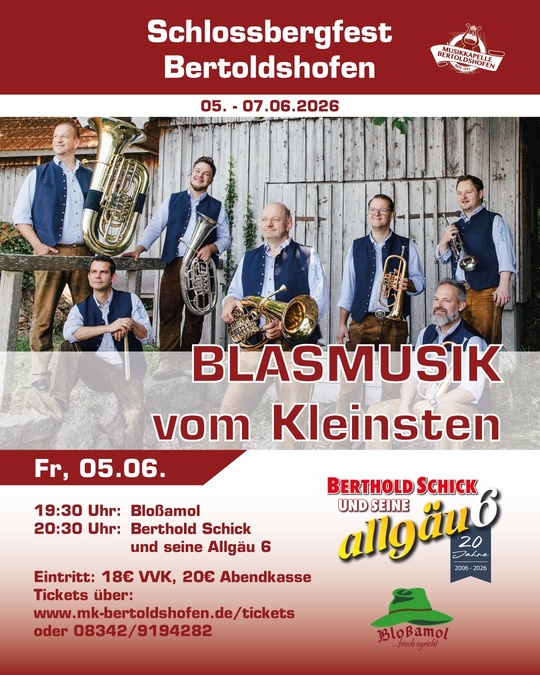 Schlossbergfest Bertoldshofen - Berthold Schick und seine Allgäu 6