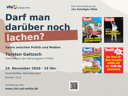 Darf man darüber noch lachen? Satire zwischen Politik und Medien
